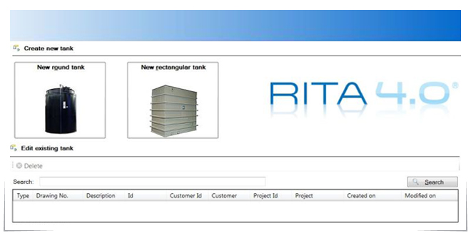 Una nueva versión de RITA 4.0, para tanques de termoplásticos