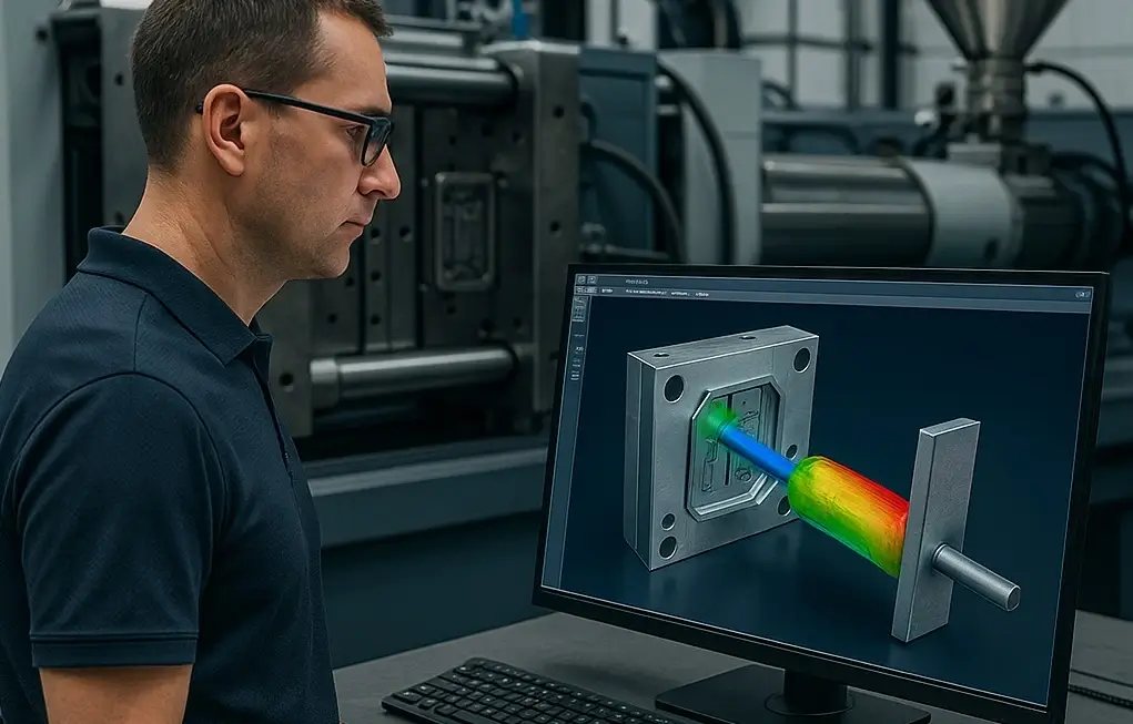 Simulación en el diseño de moldes por inyección: 7 claves para optimizar el proceso