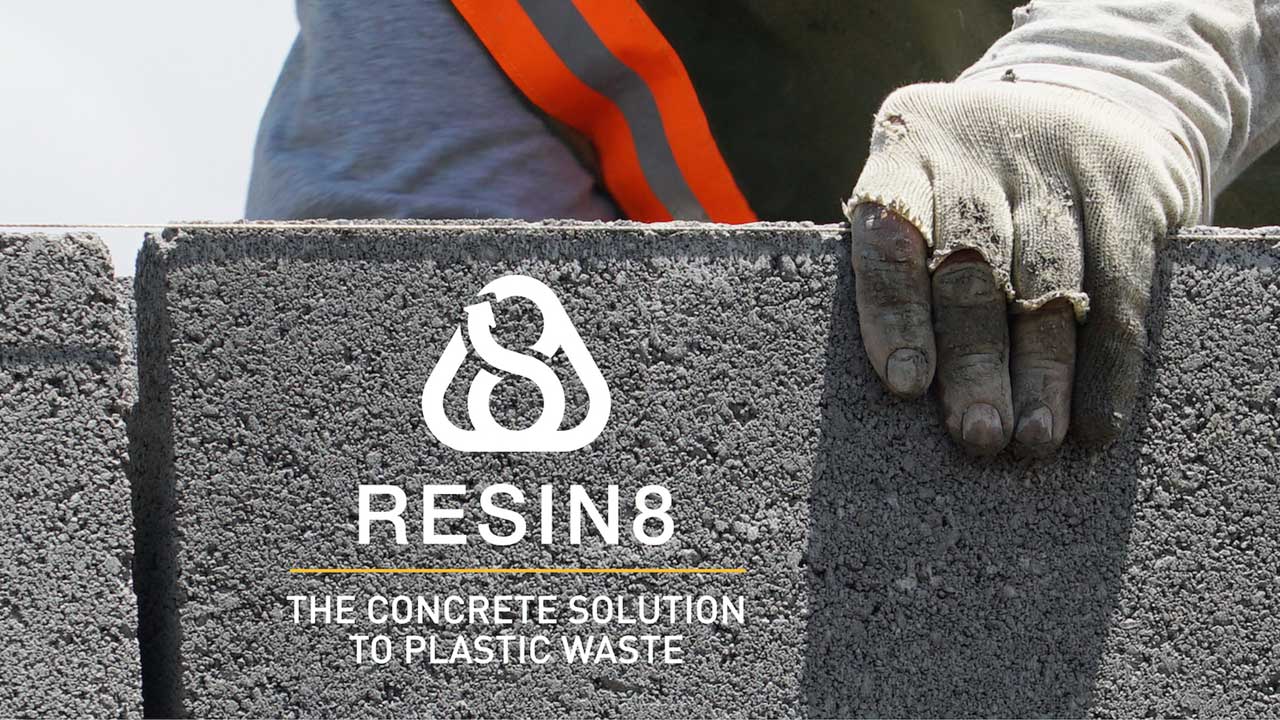 RESIN8: así utilizan plásticos reciclados para fabricar hormigón circular