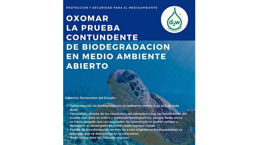 Confirman biodegradación de plásticos oxo-biodegradable en los océanos