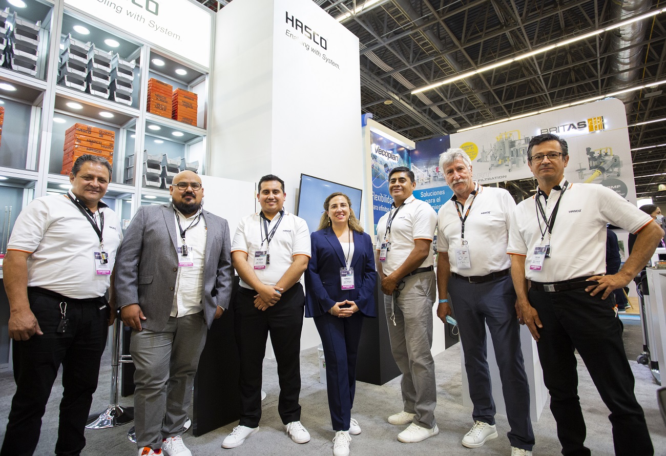 Hasco celebra 20 años de innovación tecnológica en Expo Plásticos