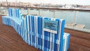 AIMPLAS convierte basuras marinas en mobiliario para la Marina de Valencia