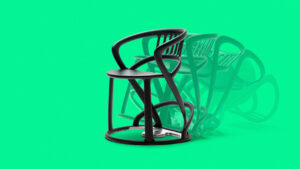 La silla Virén: un mueble que expresa la resiliencia del plástico reciclado