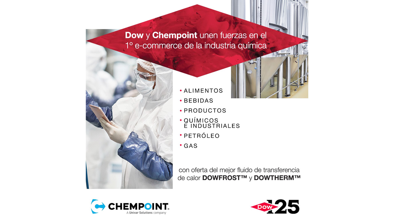Dow y Chempoint crean el primer e-commerce para la industria química en México