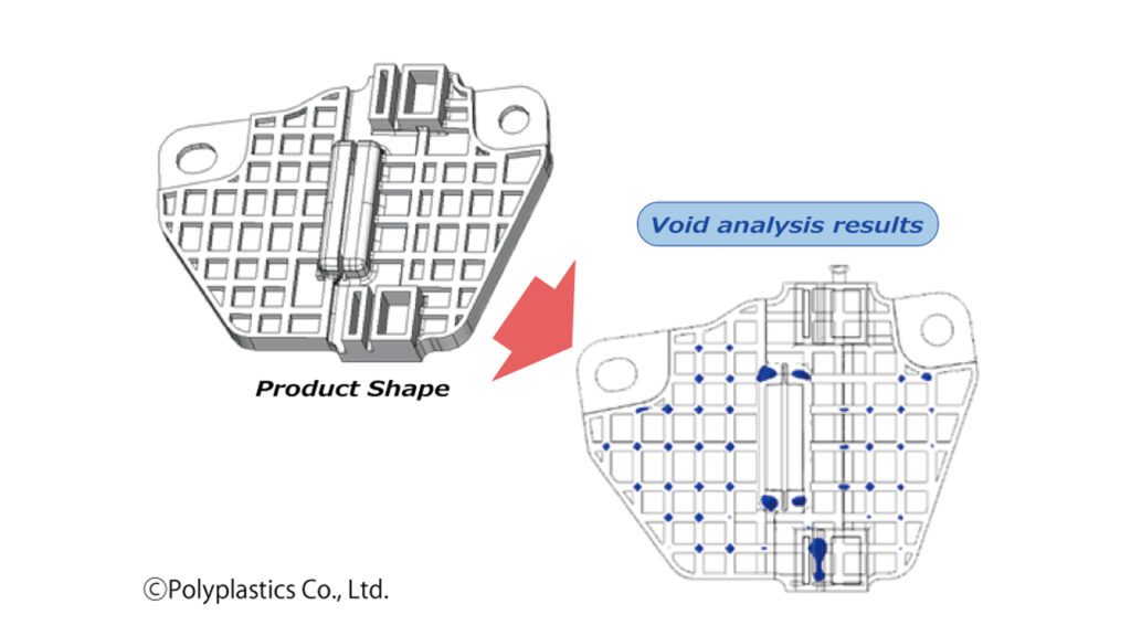 Polyplastics crea una tecnología de predicción de huecos para productos POM moldeados por inyección