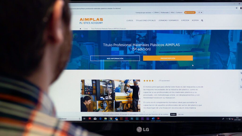 AIMPLAS lanza títulos profesionales para mejorar la cualificación del sector del plástico