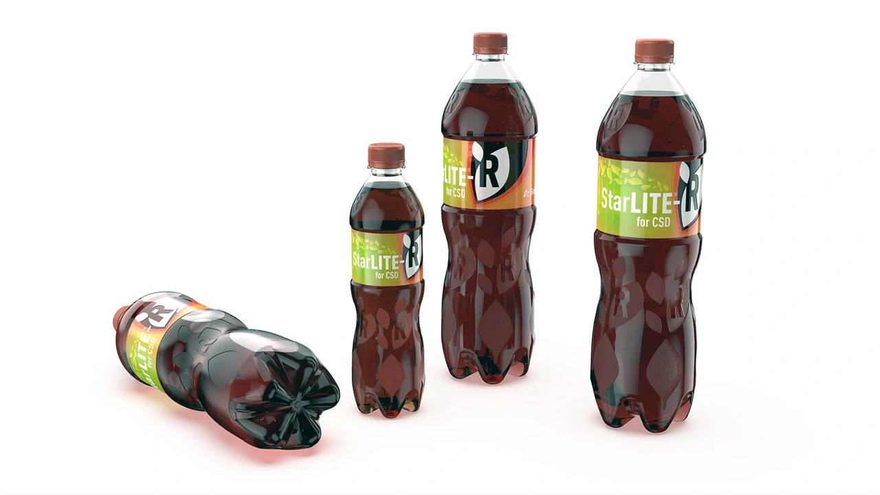 StarLITE®R: una botella enteramente hecha de rPET