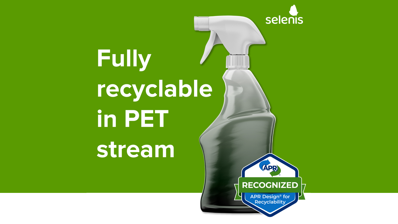 Selenis recibe el reconocimiento de reciclabilidad APR Design®