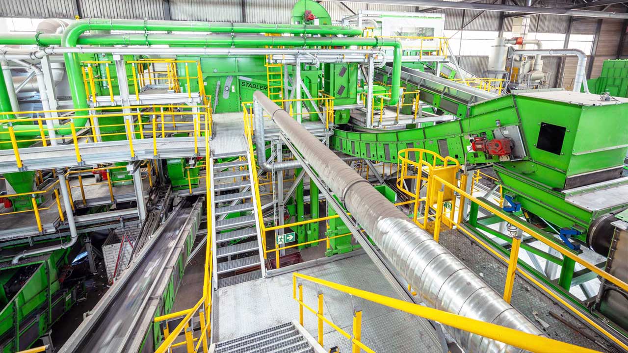 STADLER finaliza la planta de clasificación de E-Waste más grande en Suiza