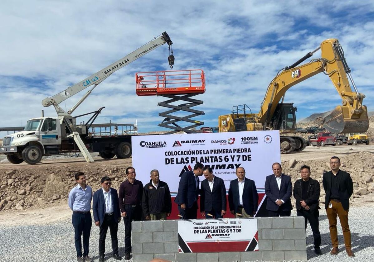 Daimay inicia la construcción de dos nuevas plantas en México para atender a Tesla