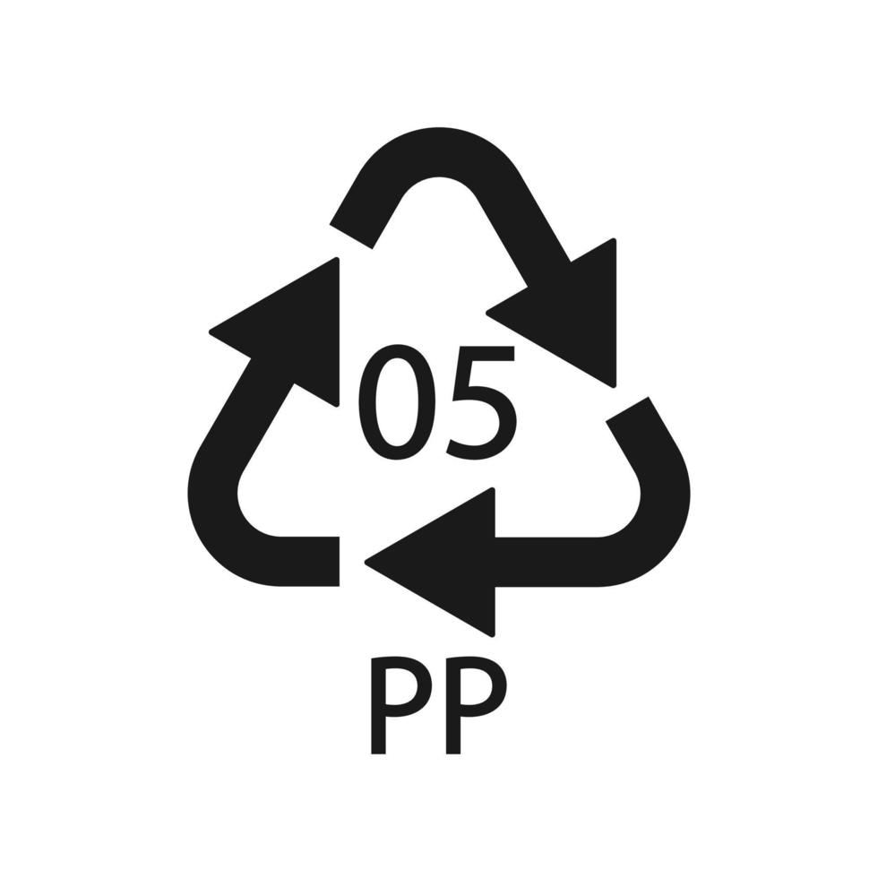 Código de reciclaje 05 para el PP