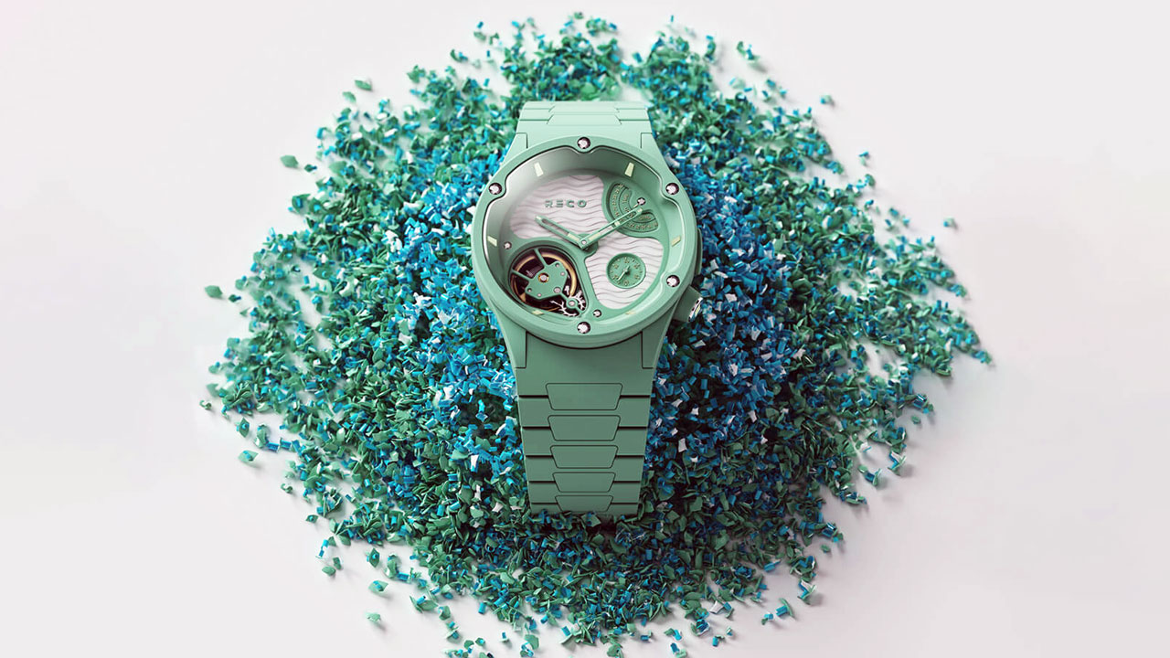 Pouya Studio lanza Reco: un reloj hecho con plástico reciclado del océano 