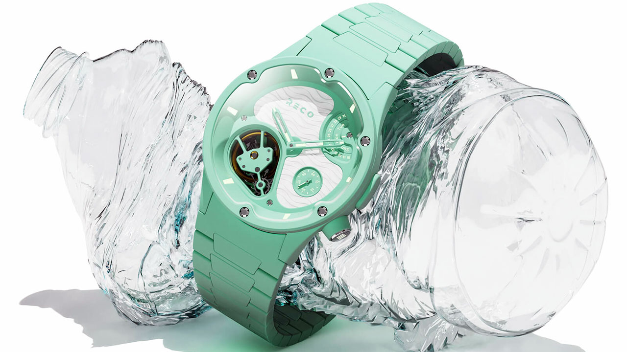 Pouya Studio lanza Reco: un reloj hecho con plástico reciclado del océano