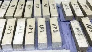 ¡Plástico que aísla! Así es el nuevo mortero hecho con residuos reciclados