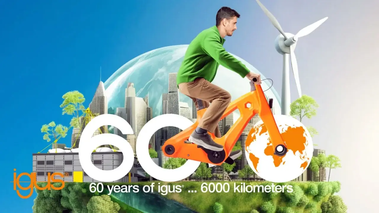 Igus: una bicicleta urbana hecha de plásticos reciclados que recorre Europa