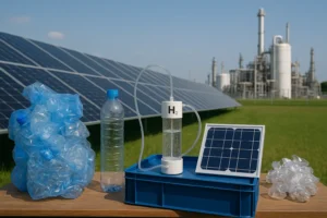 Del plástico al hidrógeno: La energía limpia que nace de los residuos de botellas de PET