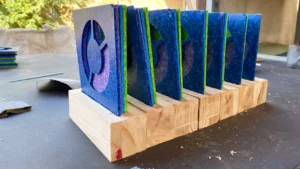 El proceso de elaboración de los reconocimientos integró reciclaje y formación técnica 