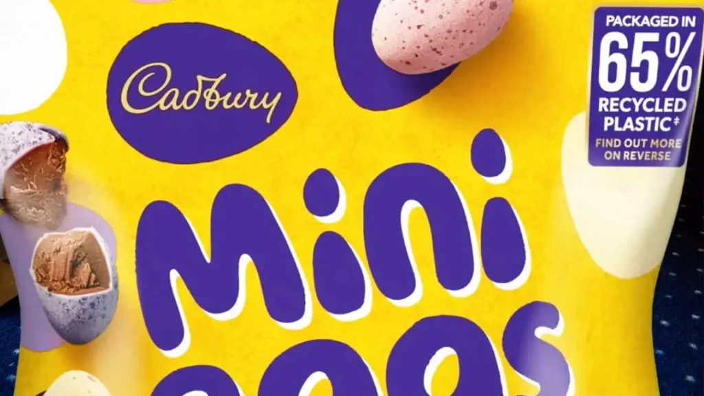 Mondelēz y Amcor incorporan 65% de plástico reciclado en envases de Cadbury Mini Eggs