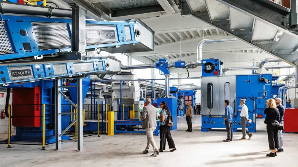 STADLER e IGERS desarrollan una planta de reciclaje textil con capacidad de 19,200 toneladas al año